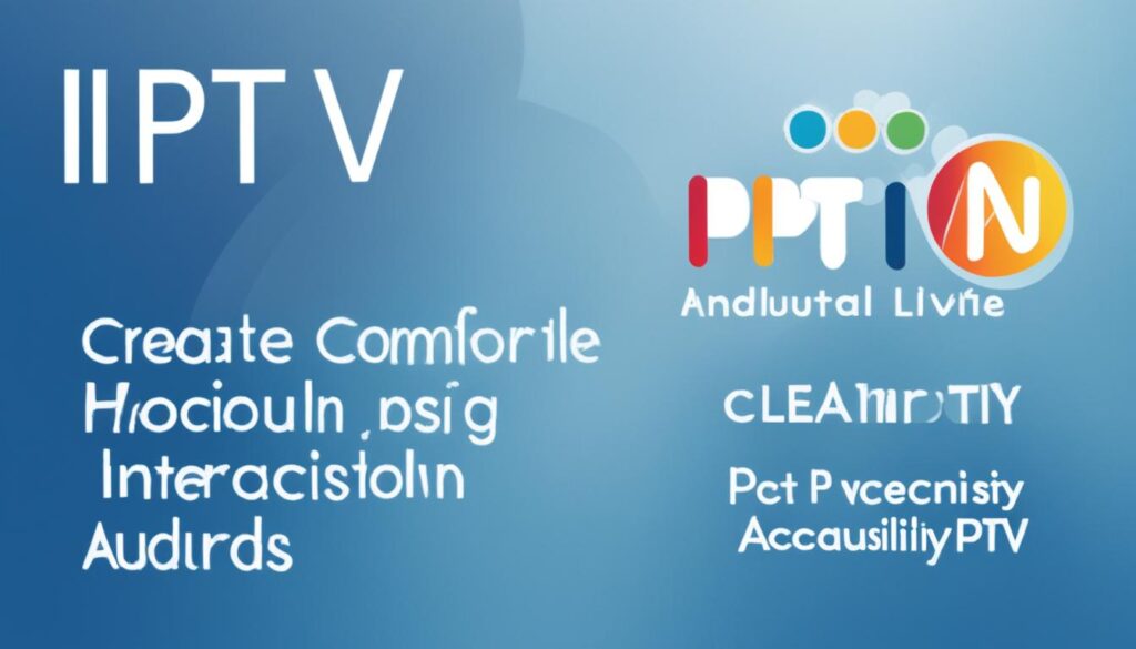 IPTV for people with disabilities